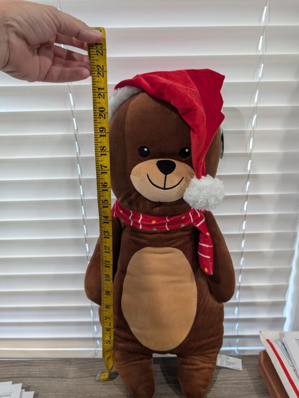 Plush Bear chew toy for dogs